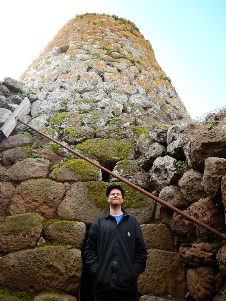 And checked out one of over 7,000 Nuraghe - 3,000 year old towers. Skill in design!