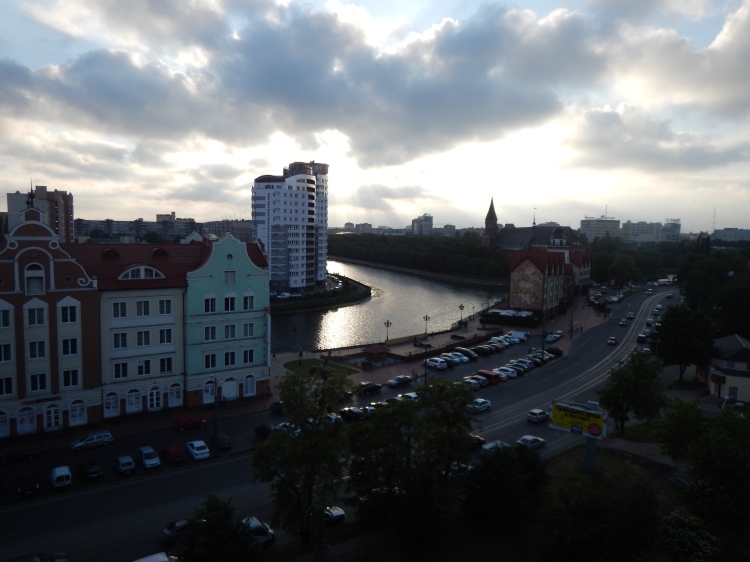 View from our digs in Kaliningrad.